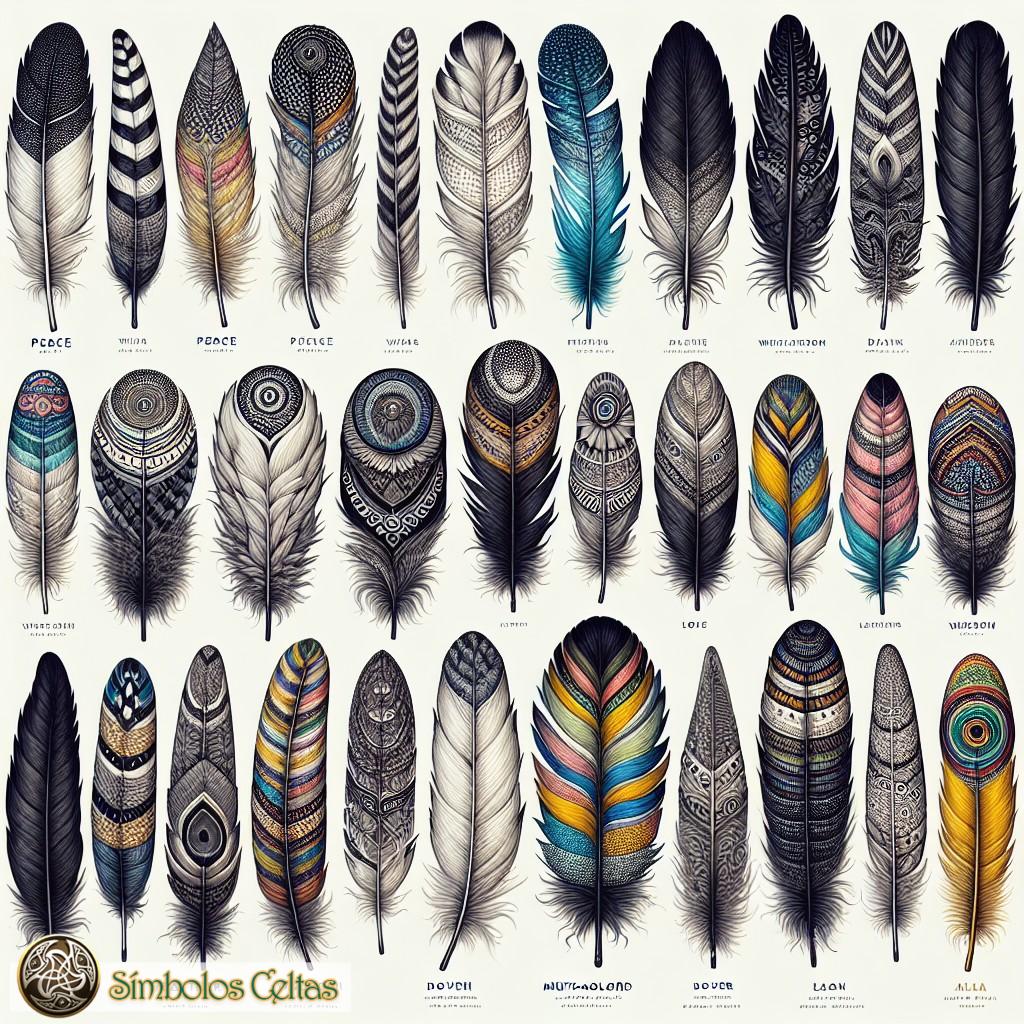 plumas de significados simbolicos - Plumas de significados simbólicos